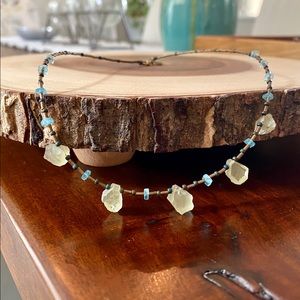 Lemon Quartz & Apatite Choker